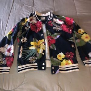 Flower pattern jacket